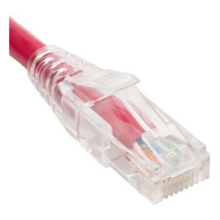 Maxpower 7 ft. Patch Cord Clear Boot, Red MA3245818